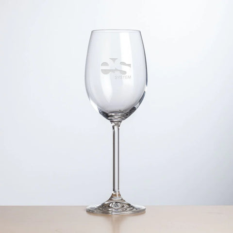 Custom K & R Woodbridge Wine Glass 12 oz