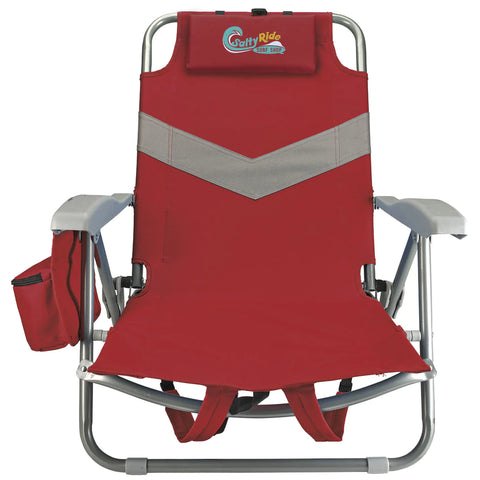 Branded Koozie Red Clearwater Beach Backpack Chair