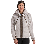 corporate KUHL apparel Women's jacket against a white background