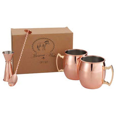 Leed's Copper Moscow Mule 4-in-1 Gift Set