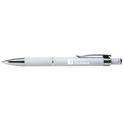 Logo-branded Hub Pens White Aruba Pen
