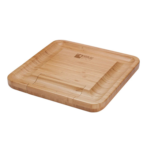 Corporate Logomark Natural Lorenzi 4-Piece Bamboo Cheese Tray