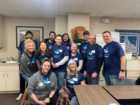 Merchology employees volunteering at the Mississippi Parks Connection for Impact Week 2023