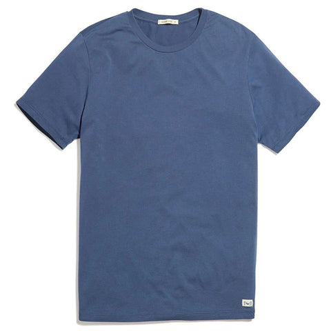 Custom Marine Layer Men's Faded Navy Signature Crew