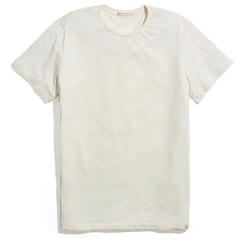 Custom Marine Layer Men's Natural Re-Spun Signature Crew