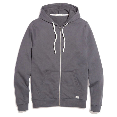 Custom Marine Layer Men's Asphalt Grey Afternoon Hoodie