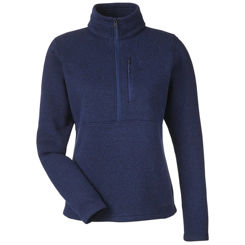 Custom Marmot Women's Artic Navy Dropline 1/2 Zip Sweater Fleece Jacket