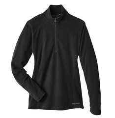 Marmot Women's Black Rocklin Fleece Half-Zip