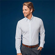 Custom Mizzen+Main Blue Label Dress Shirts