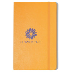Moleskine Orange Yellow Hard Cover Ruled Large Notebook 5 x 8.25
