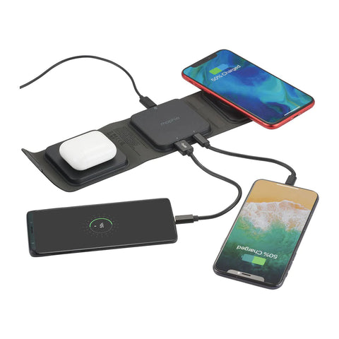 Custom Mophie Black Snap + Multi-device Travel Charger