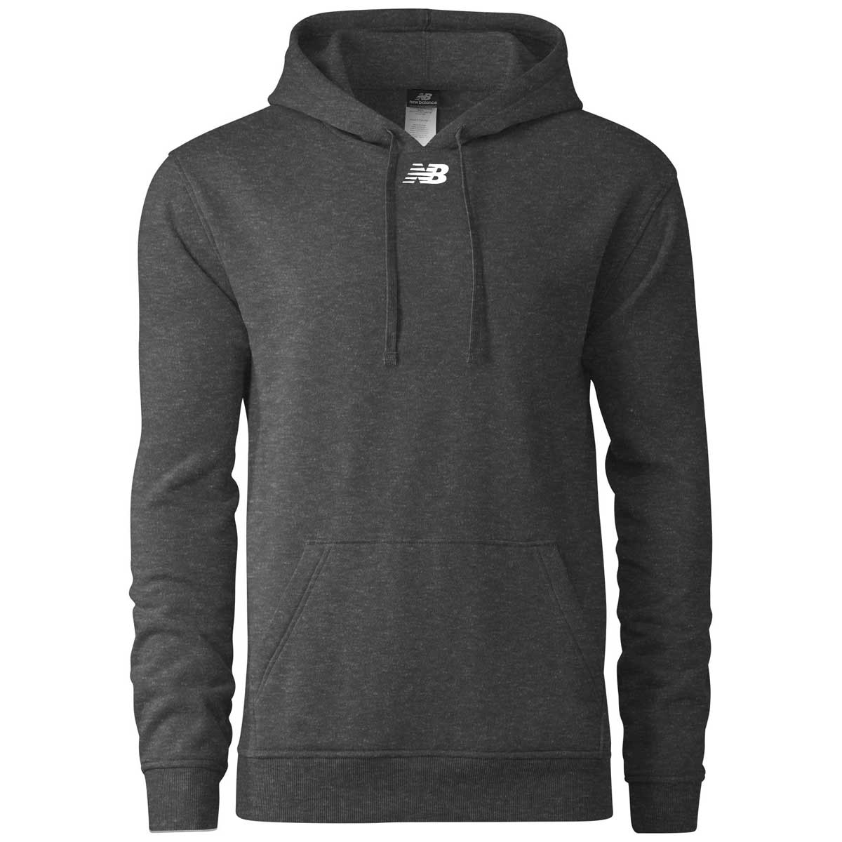 A grey custom embroidered New Balance hoodies and sweatshirts