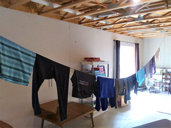 Line Drying Clothing