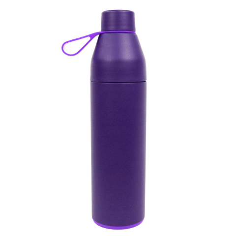 Custom Zusa Black Sidekick Water Bottle 20 oz