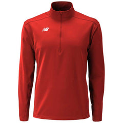 New Balance Men's Team Red Lightweight Solid Half Zip