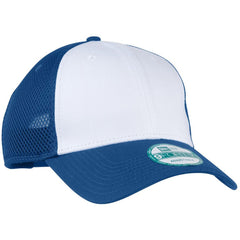 New Era 9FORTY White and Royal Snapback Contrast Front Mesh Cap