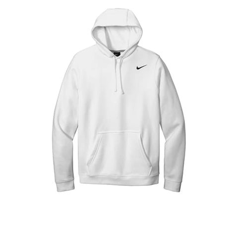 Custom Nike White Club Fleece Pullover Hoodie