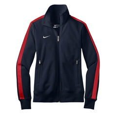 Nike Women's Navy and Red N98 Track Jacket