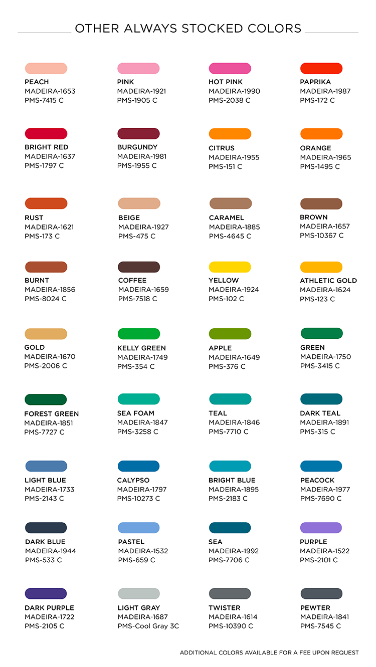 Beige Pantone Color Chart