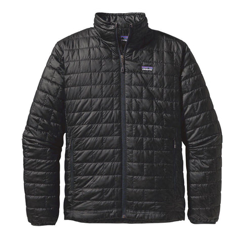 Custom Patagonia Men's Black Nano Puff Jacket