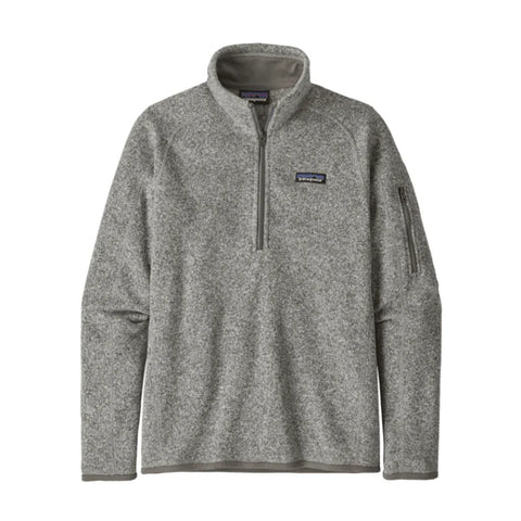 Custom Patagonia Women's Birch White Better Sweater Quarter Zip 2.0