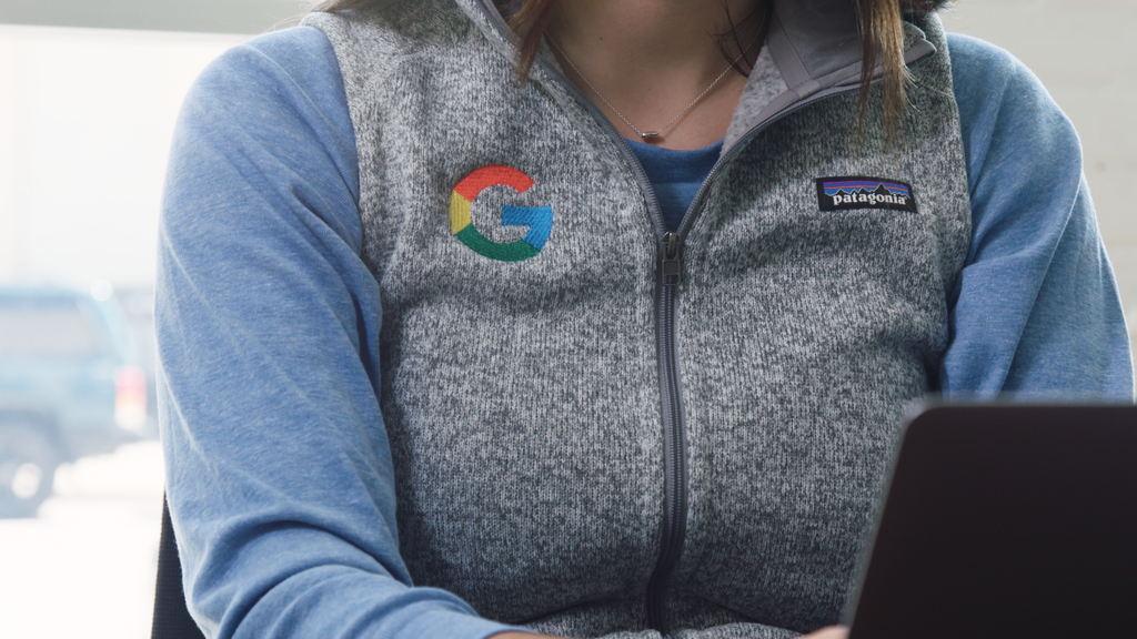 Custom Patagonia Vest with Embroidered Google Logo