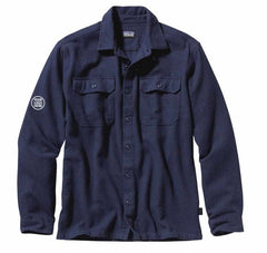 Patagonia Men's Navy Blue Long Sleeve Fjord Flannel Shirt