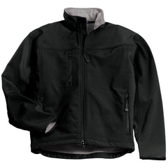 Custom Port Authority Men's Black/Chrome Glacier Softshell Jacket