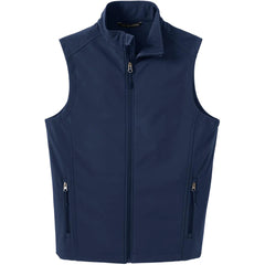 Custom Port Authority Men's Dress Blue Navy Core Softshell Vest