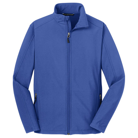 Branded Port Authority Men's True Royal Core Soft Shell Jacket