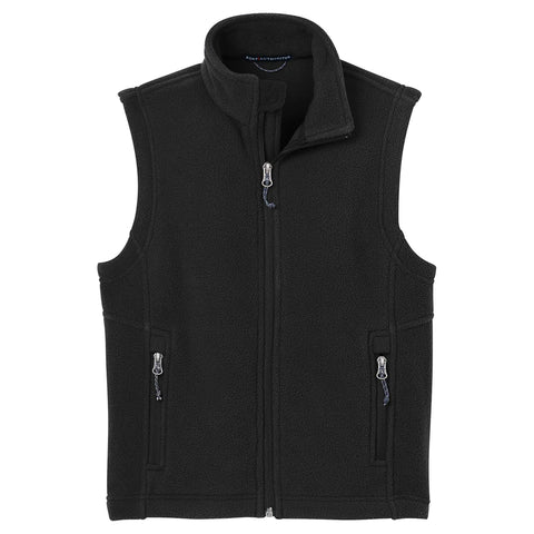 Custom Port Authority Youth Black Value Fleece Vest
