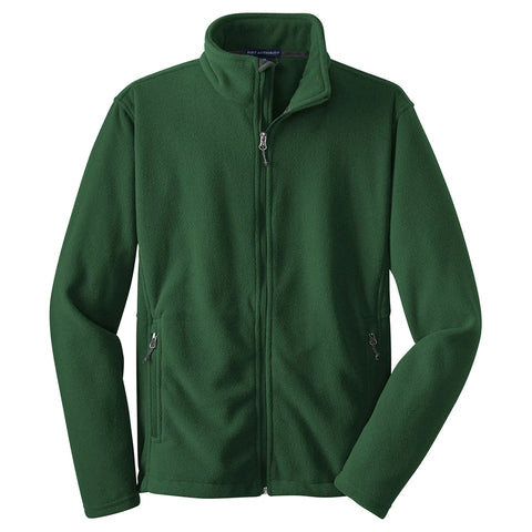 Custom Port Authority Youth Forest Green Value Fleece Jacket