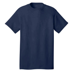 Custom Logo Port & Company Men's Navy Essential T-Shirt