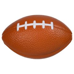 Printed Primeline Brown Football Squish Stress Reliever