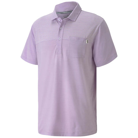 Branded Puma Golf Men's Lupine Cloudspun Pocket Golf Polo