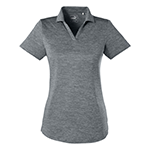 A grey corporate Puma polo shirt for women keep your team members looking great