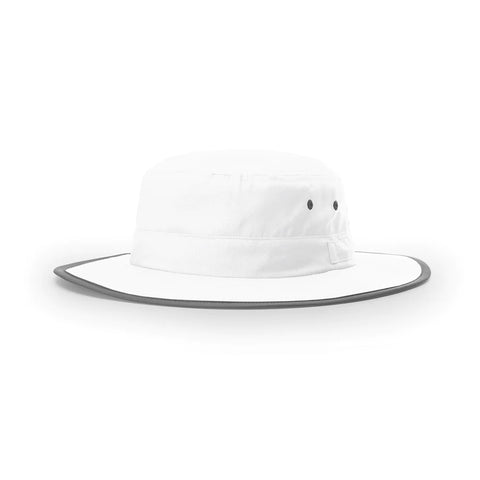 Custom Richardson White Sideline Wide Brim Sun Hat