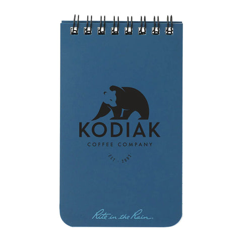 Custom Rite in the Rain Blue 3" x 5" Top Spiral Notebook