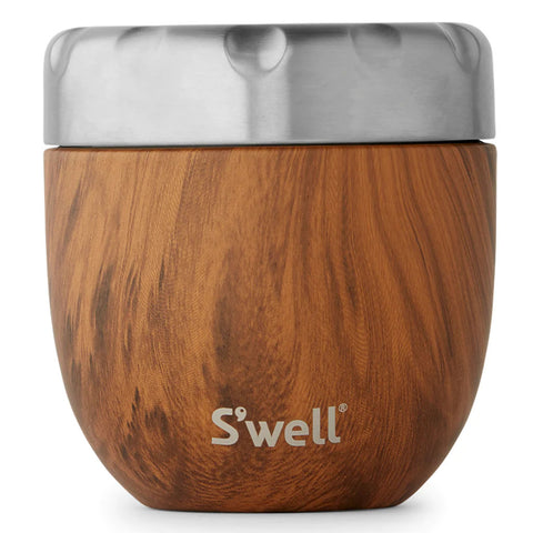 Custom S'well Teakwood Eats 21.5 oz Food Bowl