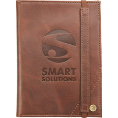 Custom Samsonite Tan Leather Passport Wallet