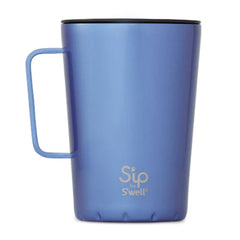 Custom S'ip by S'well Blue Sky Metallic Takeaway Mugs 15 oz