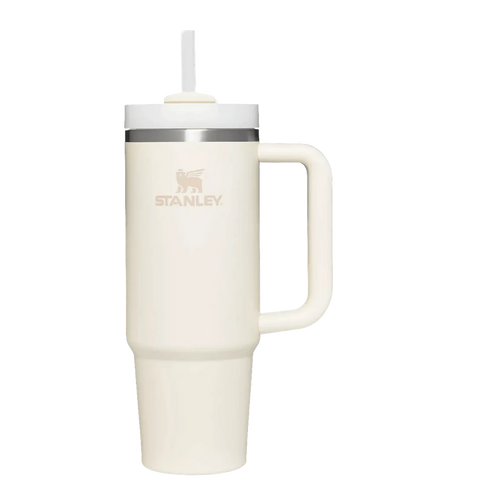 Custom Stanley Cream Quencher H2.O FlowState Tumbler - 30 oz