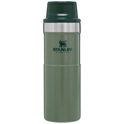 Custom Stanley Hammertone Green Classic Trigger-Action Travel Mug - 16 Oz