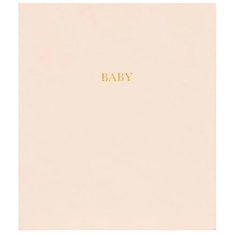 Custom Sugar Paper Pale Pink Baby Book