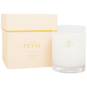 Branded Sugar Paper White Signature Candle, Pale Pink Petal