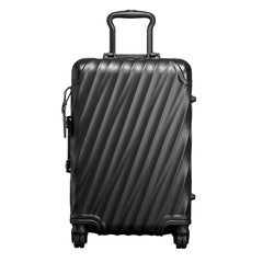 Custom TUMI Black 19 Degree Aluminum International Carry-On