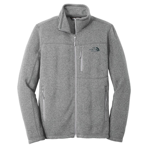 Branded The North Face Men's Medium Grey Heather Sweater Fleece Jacket