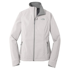 Corporate The North Face Women's Light Grey Heather Apex Barrier Soft Shell Jacket