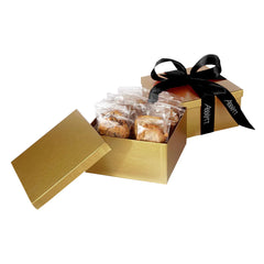 Branded The 1919 Candy Company Black 2 Dozen Cookies in Box with Printed Ribbon