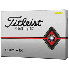 Titleist Yellow Pro V1X Golf Balls with Custom Logo